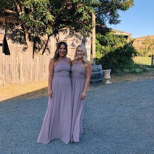 Air of Romance Taupe Maxi Dress